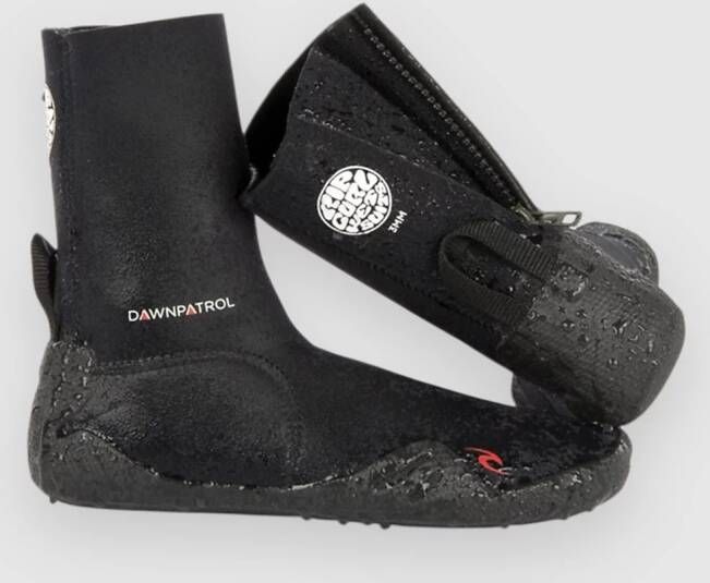 Rip Curl Omega 5mm Round Toe With Zip Surf Schoenen zwart