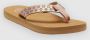 Roxy Rg Porto Motif Slippers Roze 1 2 Meisjes - Thumbnail 2