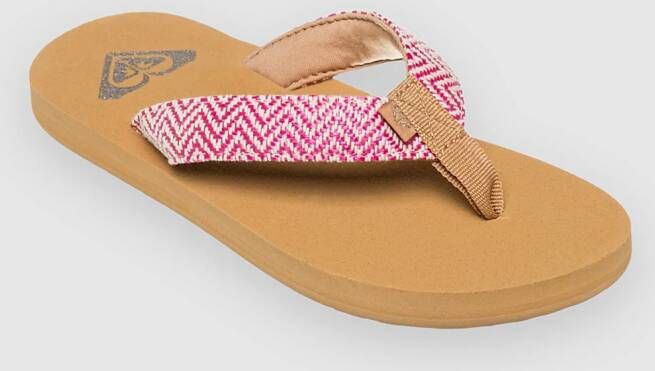 Roxy Rg Porto Raffia Kids Sandalen rood