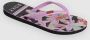 Roxy Rg Viva Stamp Ii Slippers Zwart Roze Meisjes - Thumbnail 2