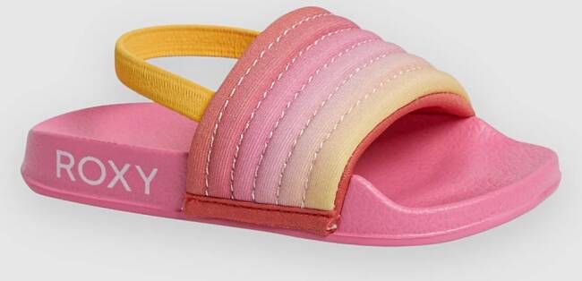 Roxy Tw Slippy Ribb Kids Sandalen geel