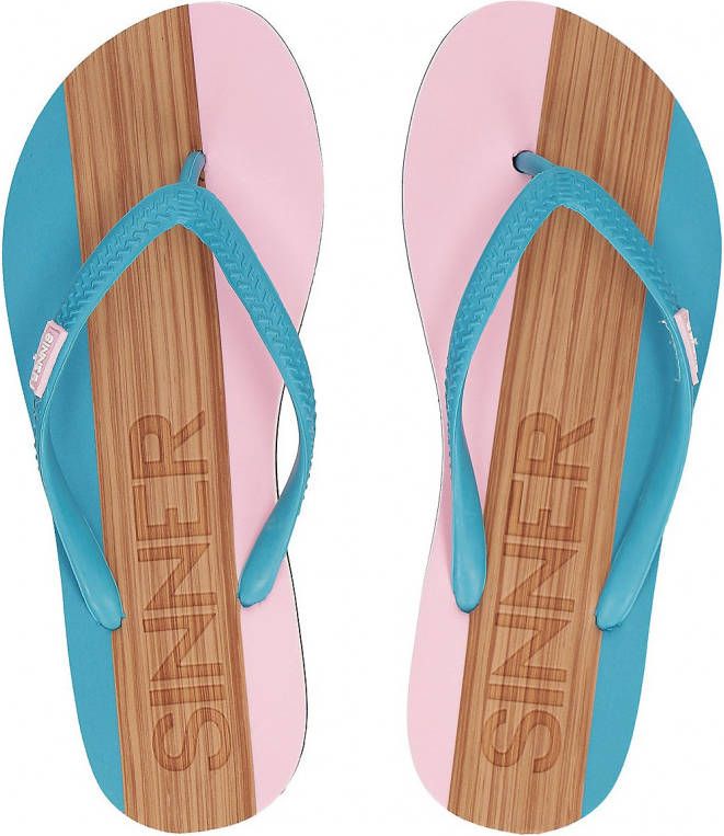 SINNER Capitola Dames Slippers Roze Blauw Bruin - Foto 2