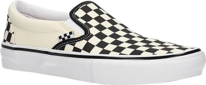Vans Checkerboard Skate Slip Ons zwart