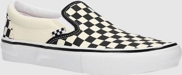 Vans Checkerboard Skate Slip-Ons zwart