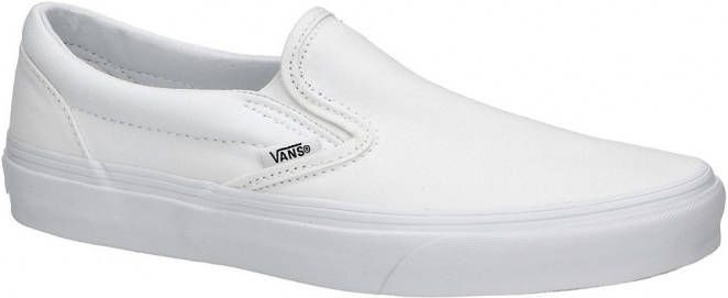 white slip on vans amazon