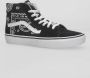 Vans Ua Sk8 Hi (Peace Paisley)Black True White Schoenmaat 42 1 2 Sneakers VN0A5JMJB0E1 - Thumbnail 4