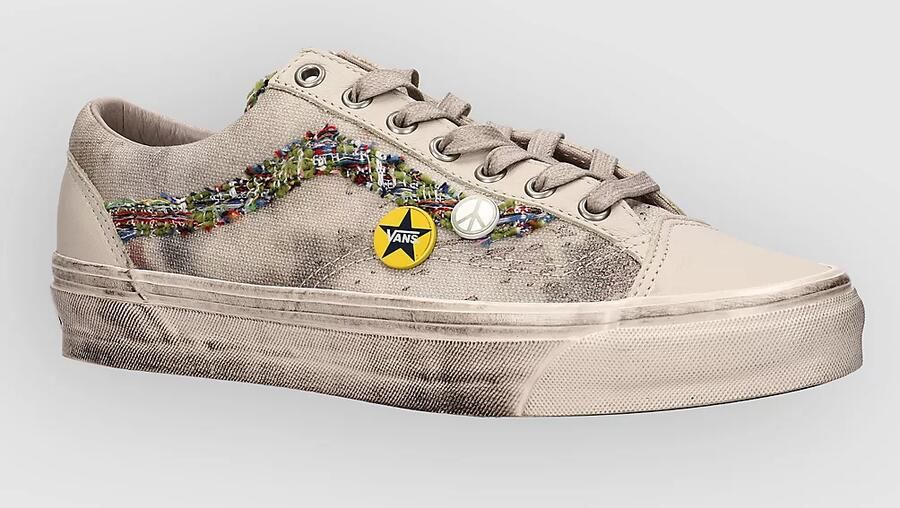 Vans Old Skool Sneakers Dames Beige Canvas - Foto 2