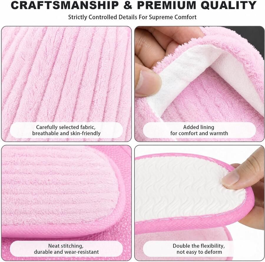 10 paar zachte slippers anti-slip voor hotel horeca en thuis multicolour