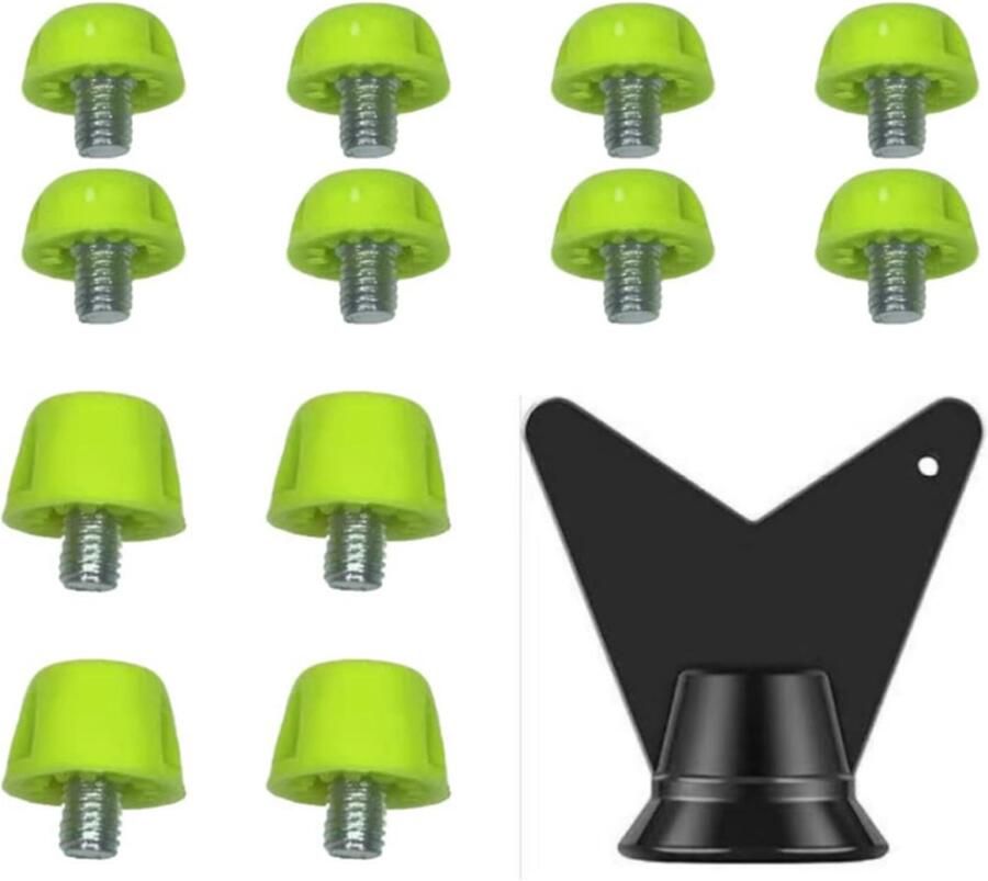12 Stuks Antislip Spikes voor Rugbyschoenen