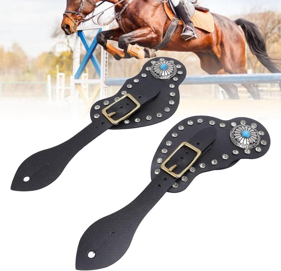 2 Stuks Verstelbare Leren Western Rail Straps voor Cow laarzen Ideaal voor Ruiters en Bootaccessoires