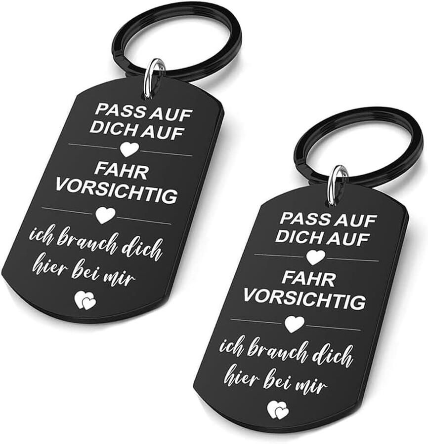 2 Zwarte Sleutelhangers Met Tekstpatronen Kerstcadeautjes Krasbestendig En Makkelijk Schoon Te Maken Anti-Verloren Rugzak
