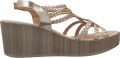24 Hrs Sandalen met sleehak 26782 24h - Goud