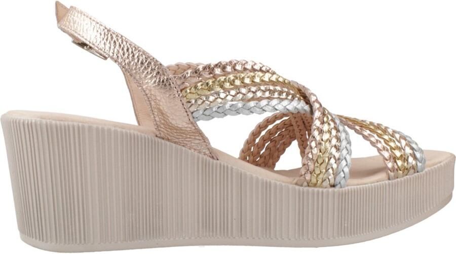 24 Hrs Sandalen met sleehak 26783 24h