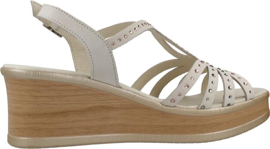 24 Hrs Sandalen met sleehak 26792 24h
