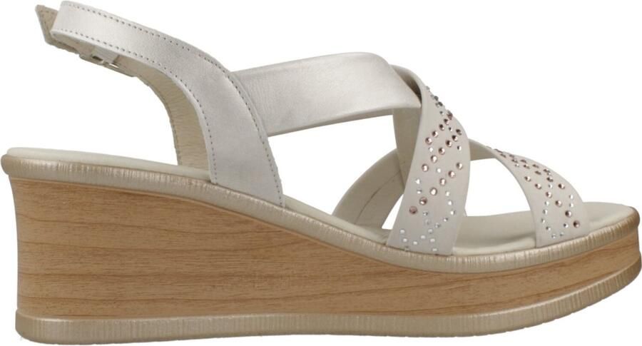 24 Hrs Sandalen met sleehak 26796 24h