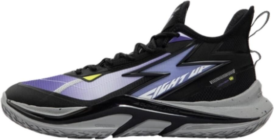 360 Degrees 361 Degrees Light Up Joker Sneakers Sportschoenen Heren Basketbal Schoenen Zwart Paars
