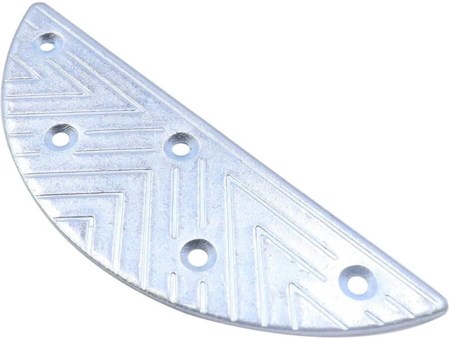 4 Stuks Laarzen Hiel Niet Draagplaat Halfronde Metalen Platen voor Schoenreparatie