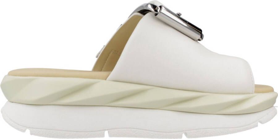 4CCCCEES damessandaal mellow glow off white