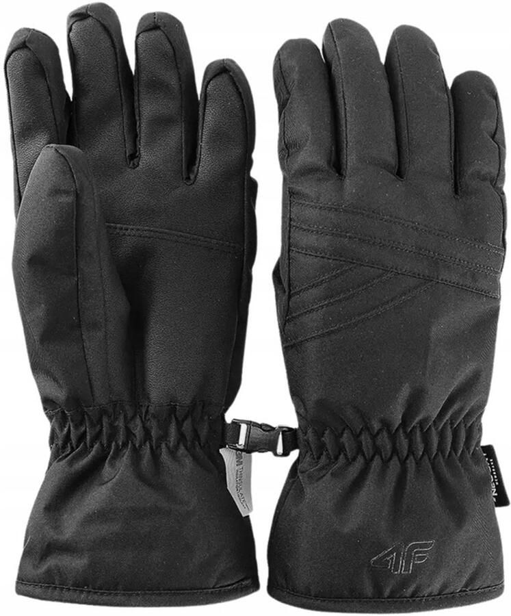 4F Dames Skiwanten Thinsulate NeoDry Maat M Zwart