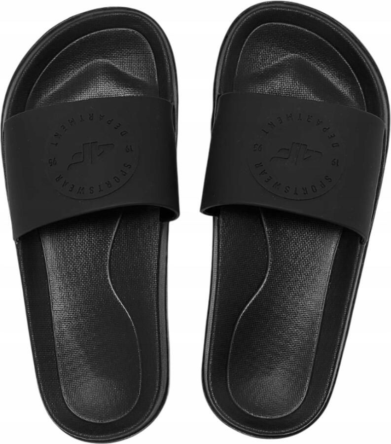 4F Dames Slippers Sport Zwembad Zwart