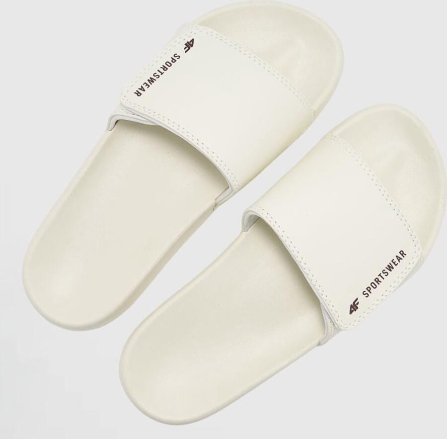 4F Dames Slippers Sportief Zomer & Thuis Crème