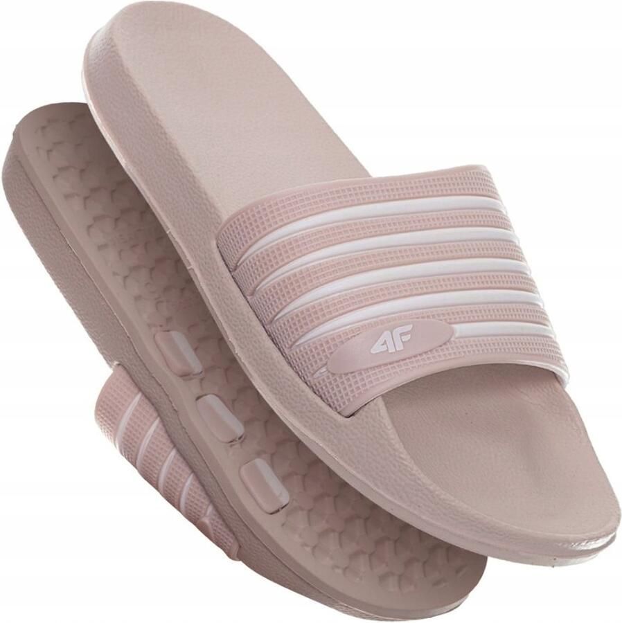 4F Dames Slippers Sportief Zomer Zwembad Huis Beige