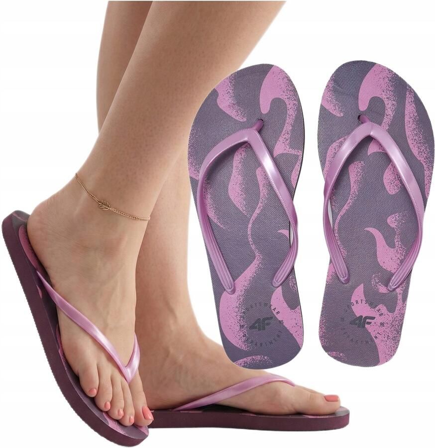 4F Dames slippers zomer strand vakantie comfortabel licht