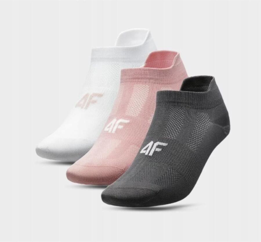 4F Damessokken Set Lage Casual Stoppen (3-pack) Multi-kleur