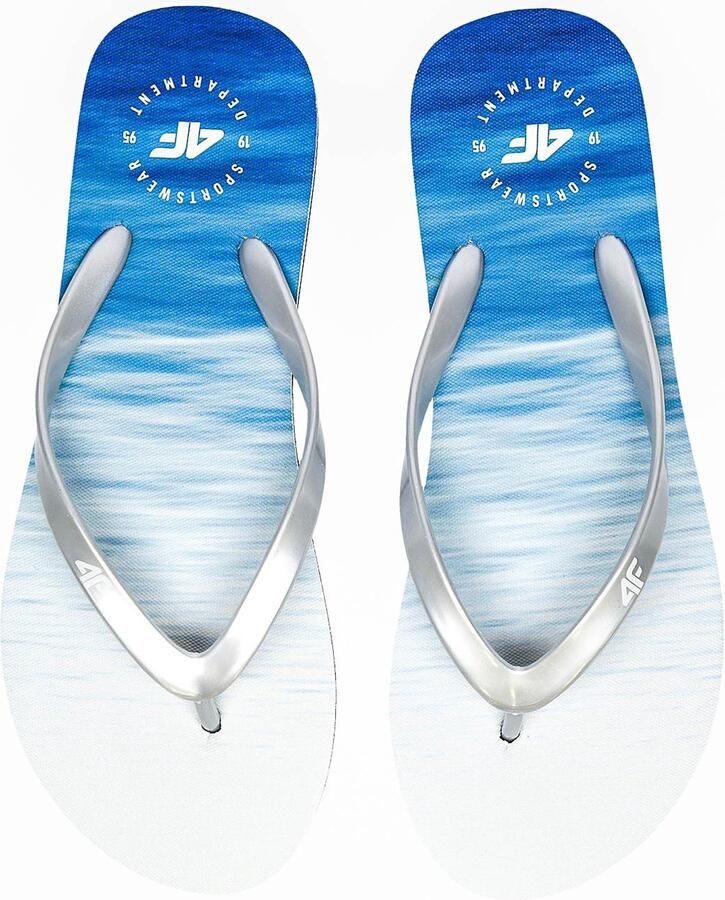 4F Dames Teenslippers Blauw Lichtgewicht & Waterdicht