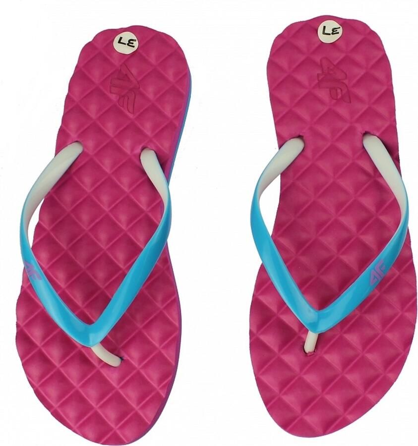 4F Dames Teenslippers KLD004 Fuchsia
