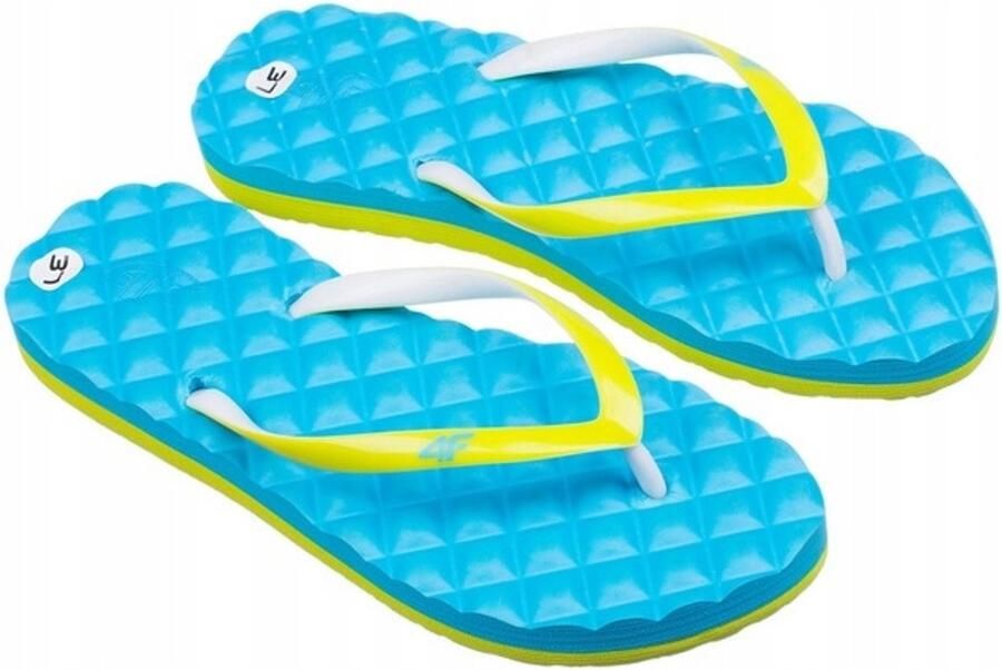 4F Dames Teenslippers KLD004 Turquoise
