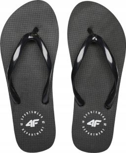 4F Dames Teenslippers KLD005 Zwart Zacht Schuim voor Strand & Zwembad