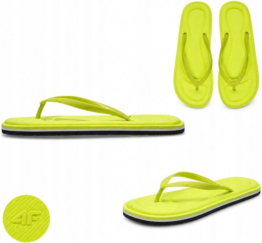 4F Dames Teenslippers Zwembad Zomer Strand Groen