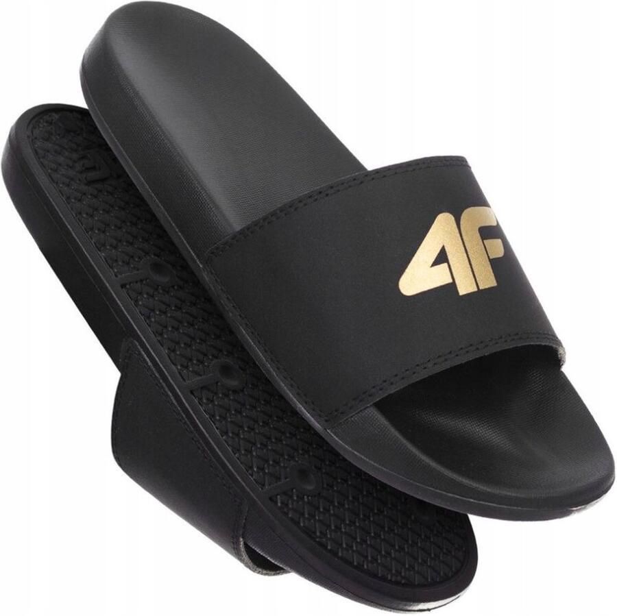 4F Slippers Zwart Comfort & Sneldrogend
