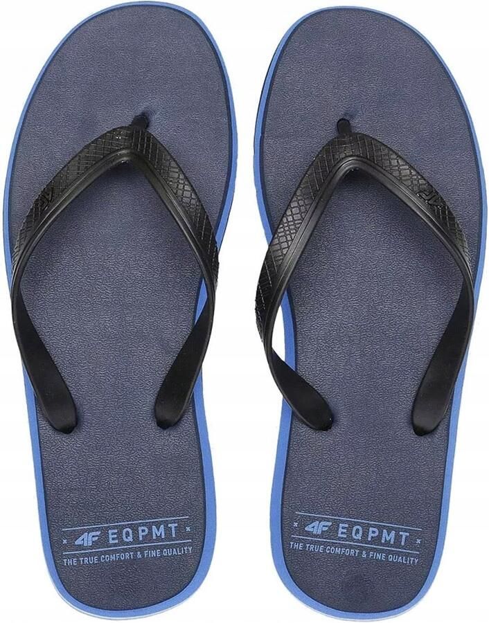 4F Heren Slippers Blauw Perfect voor Zwembad & Strand
