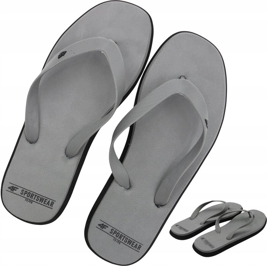 4F Heren Slippers H4L22-KLM004 23S Comfort voor Strand & Huis