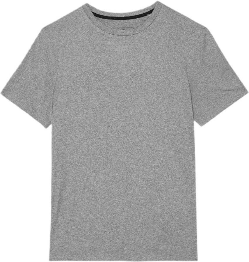 4F Heren Sport T-shirt Grijs Regular 3XL Sneldrogend en Comfortabel