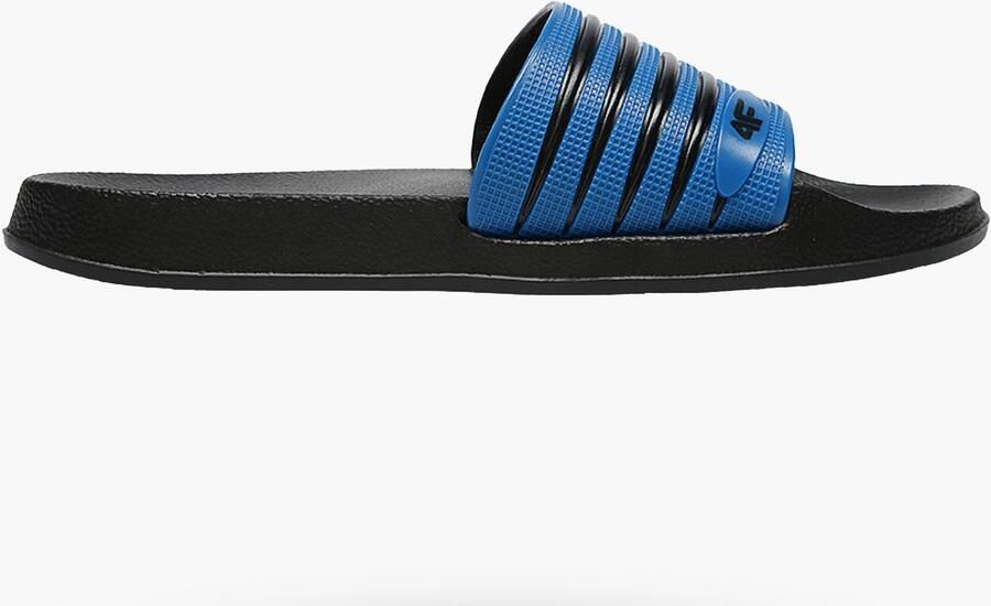 4F Herenslippers Blauw Sportief Zwembad Strand
