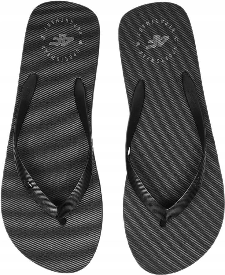 4F Herenslippers Comfortabele Flip-flops in Donkergrijs