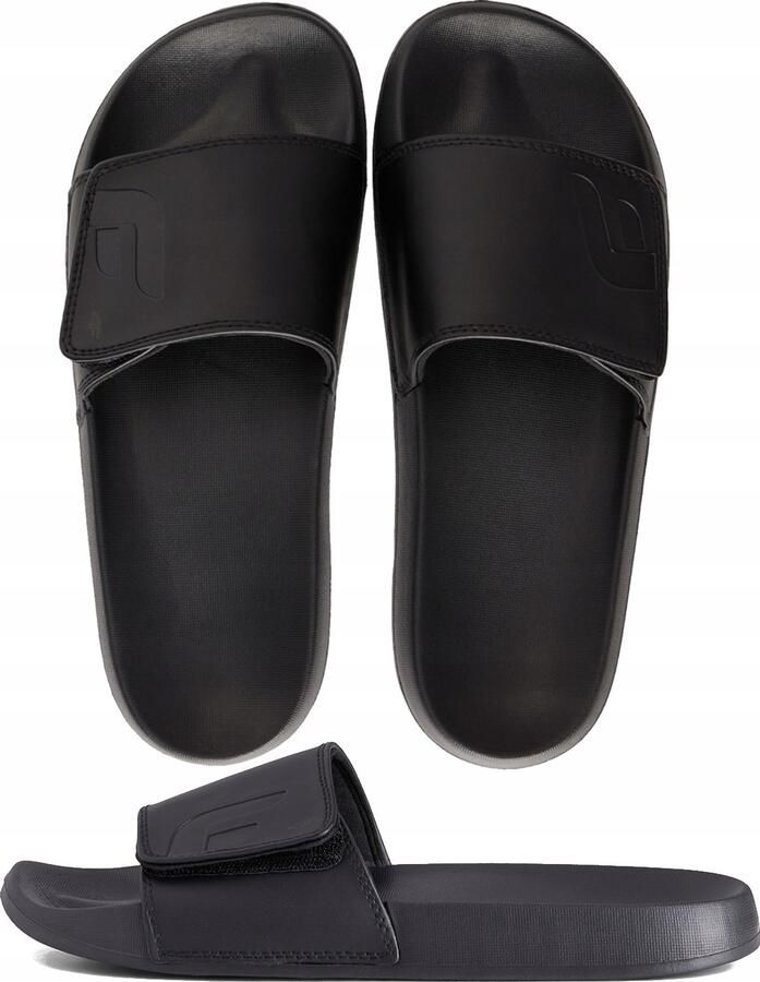 4F Herenslippers SLIM041 Zwart Comfortabel & Licht