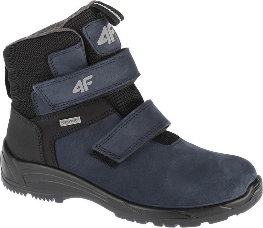 4F Junior Trek voor een jongen Marineblauw Trekkingschoenen