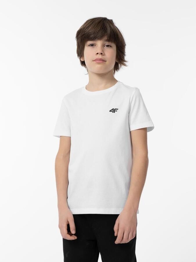 4F Kinder T-shirt Wit Katoen Comfort & Vrijheid