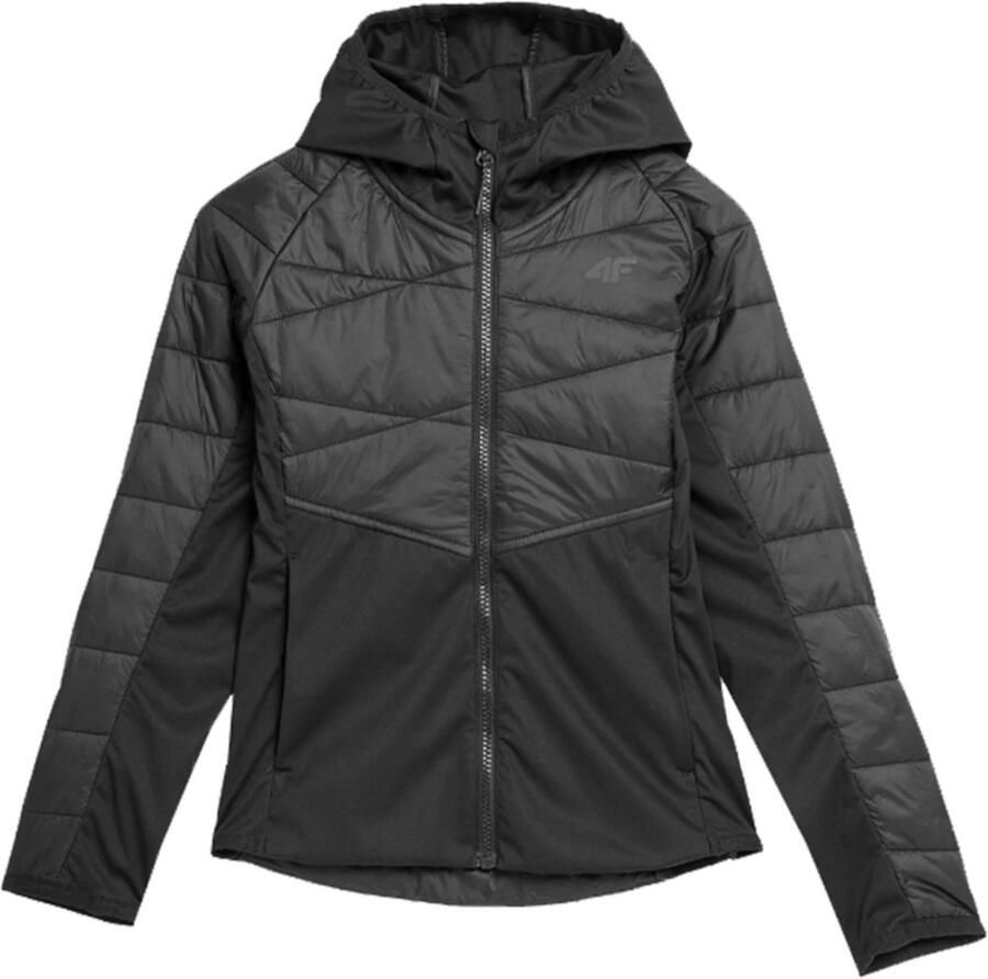 4F Kinder Trekkingjack NeoDry 5000 Zwart Waterafstotend en Windbestendig