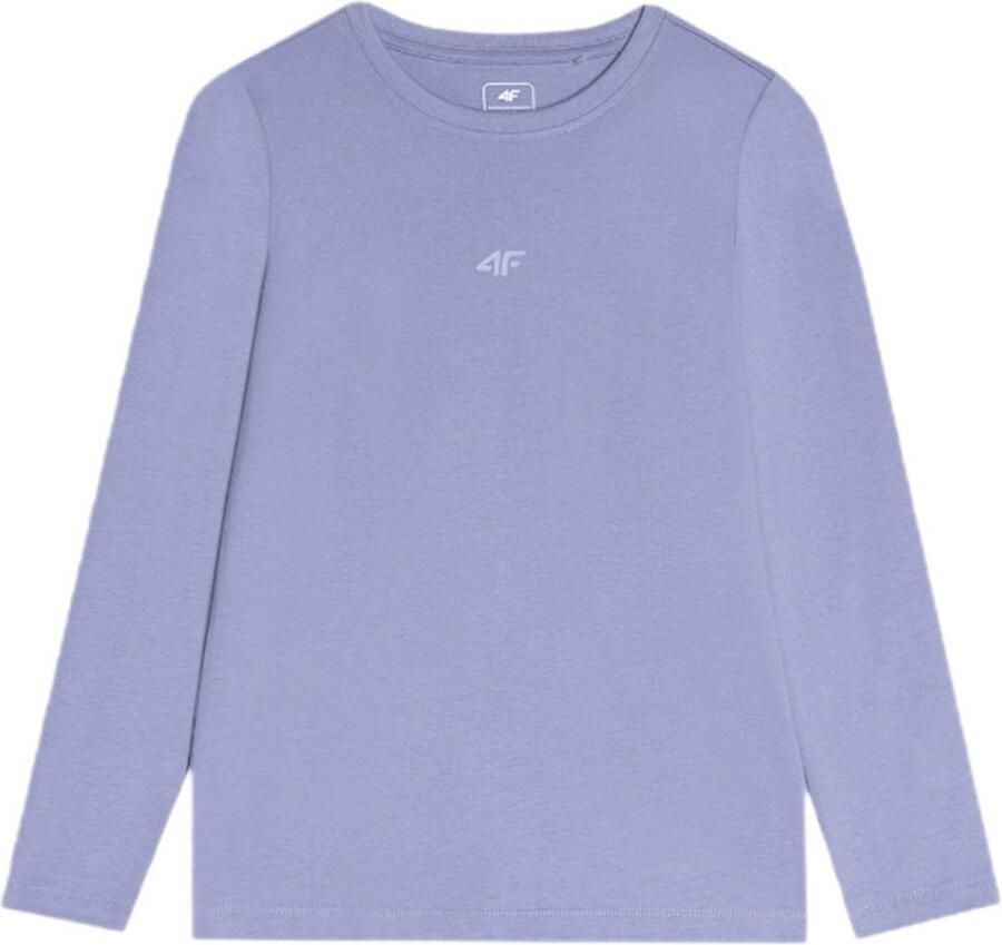 4F Kinderen Longsleeve Marineblauw Comfortabele Katoenen Top voor Dagelijks Gebruik