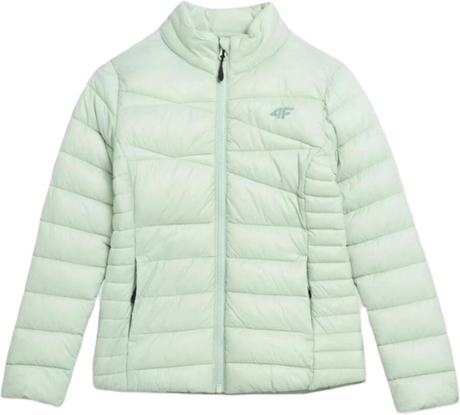 4F Kinderen Zwarte Winterjas Met Synthetische Vulling