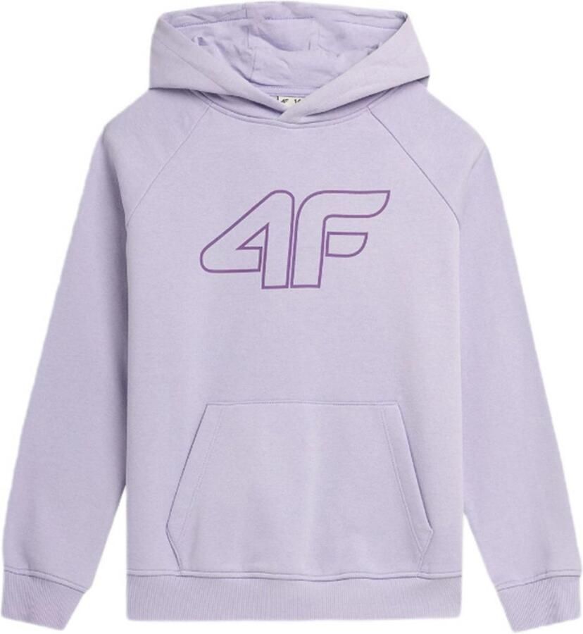 4F Meisjes Hoodie Lila Sportief en Comfortabel voor Dagelijks Avontuur