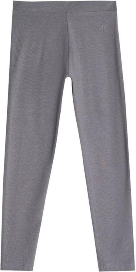 4F Meisjesleggings Hoogwaardige Katoen Grijs