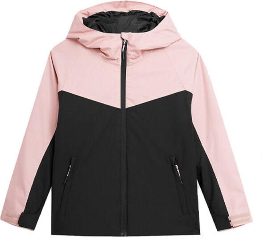 4F Kinder Regenbestendige Trekkingjack NeoDry 5000 Verlengd Ontwerp Roze