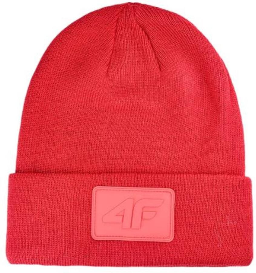 4F Unisex Wintermuts U433 Rood Universeel Formaat