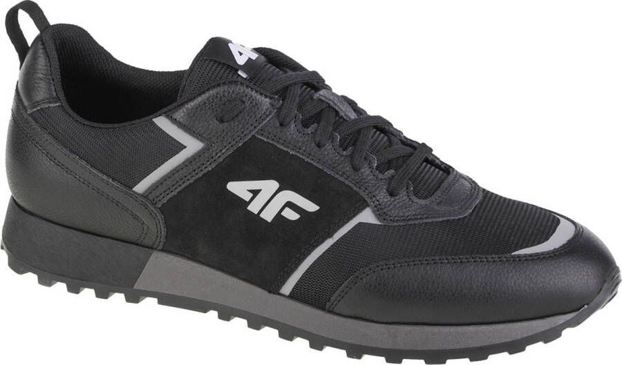 4F Men's Casual H4L-OBML258-21S Mannen Zwart Sneaker